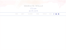 Tablet Screenshot of marilynwells.com